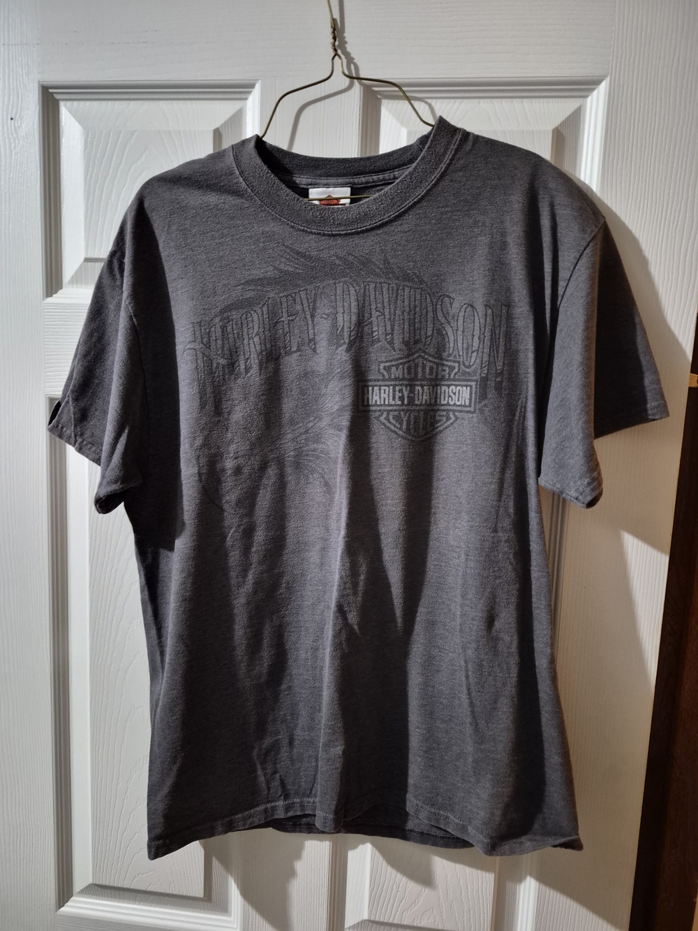 Harley-Davidson Men's Gray Logo T‑Shirt